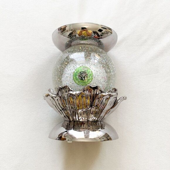 Bath & Body Works Water Globe Eye Pedestal 3-Wick Candle Holder Halloween